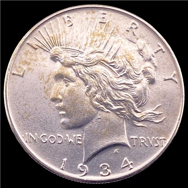 1934-S Silver Peace Dollar CLOSELY UNCIRCULATED