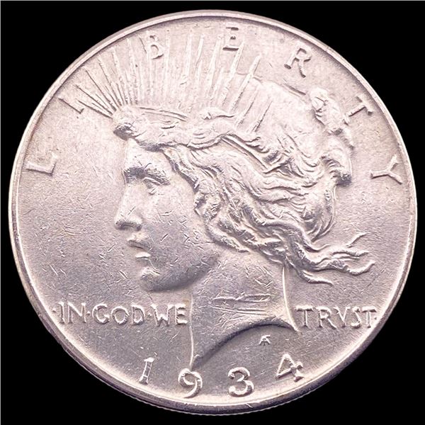 1934 Peace Silver Dollar CLOSELY UNCIRCULATED