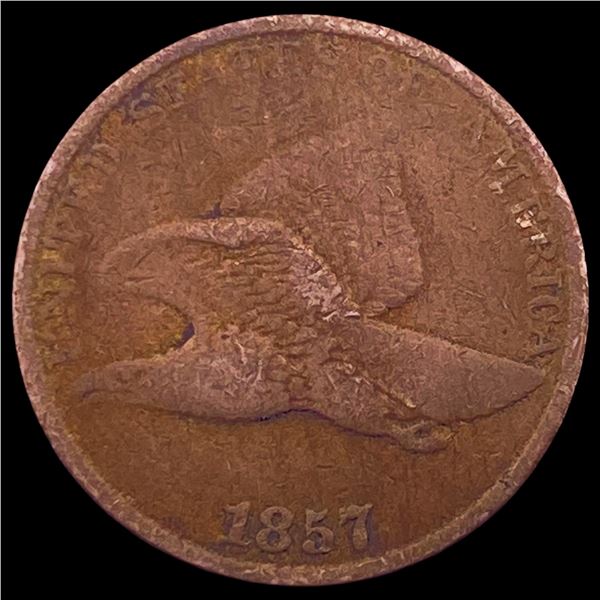 1857 Copper-Nickel Flying Eagle Cent LIGHTLY CIRCULATED