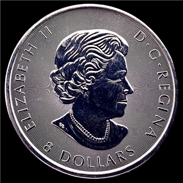 2016 Silver 1.5 oz Canada $8 Snow Falcon SUPERB GEM BU