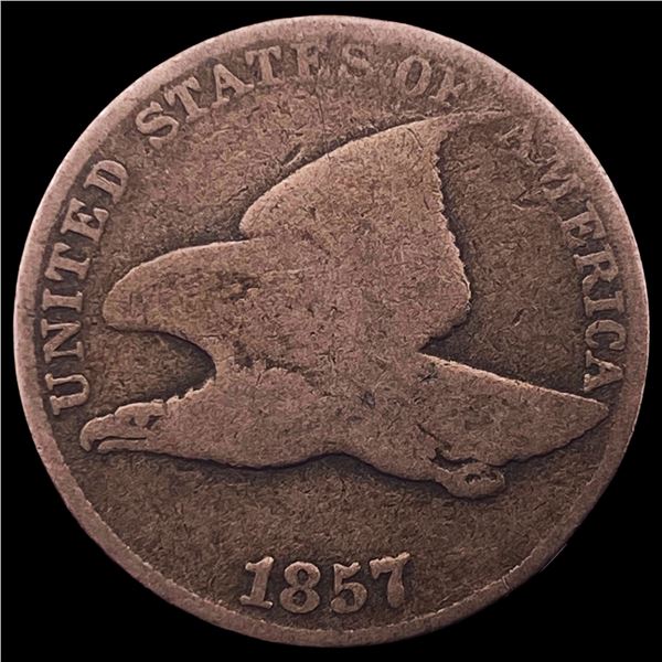 1857 Copper-Nickel Flying Eagle Cent LIGHTLY CIRCULATED