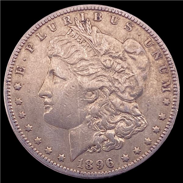 1896-O Silver Morgan Dollar ABOUT UNCIRCULATED