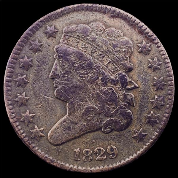 1829 Classic Head Half Cent NEARLY UNCIRCULATED
