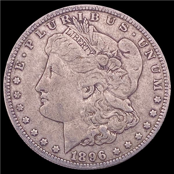 1896 Morgan Silver Dollar ABOUT UNCIRCULATED