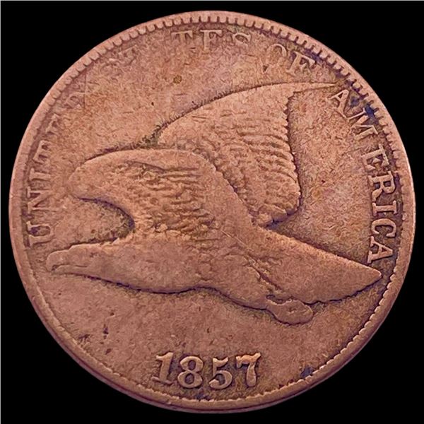 1857 Copper-Nickel Flying Eagle Cent LIGHTLY CIRCULATED