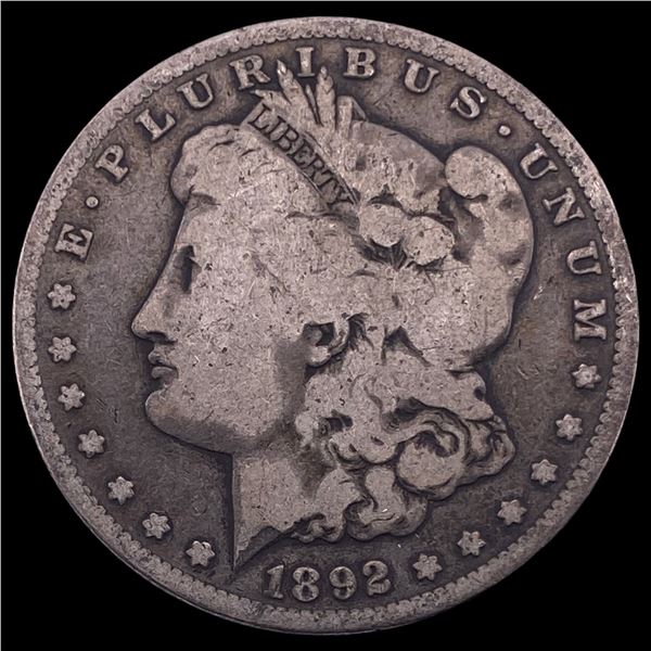 1892 Silver Morgan Dollar NICELY CIRCULATED