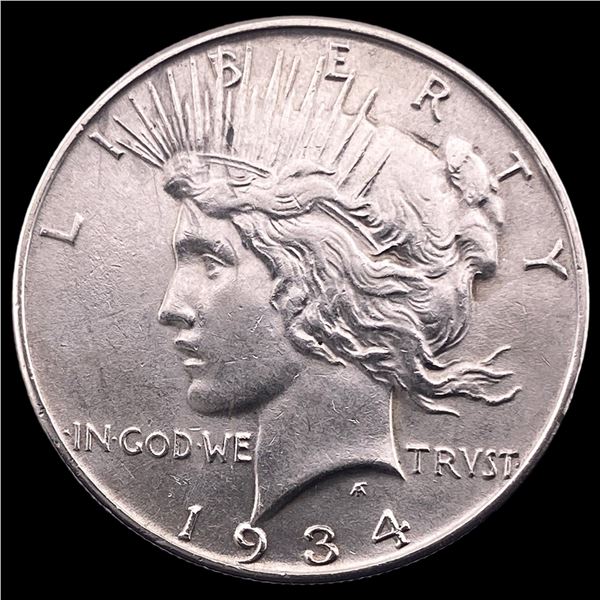 1934 Peace Silver Dollar CLOSELY UNCIRCULATED
