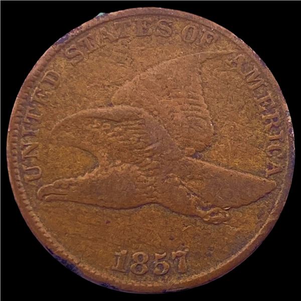 1857 Copper-Nickel Flying Eagle Cent LIGHTLY CIRCULATED