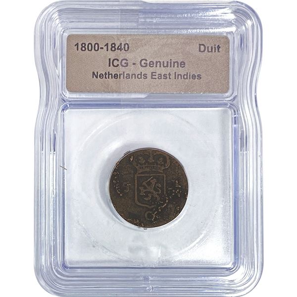Netherlands East Indies Duit ICG Genuine