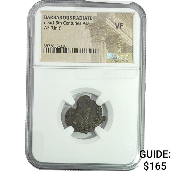 Barbarous Radiate c.3rd-5th Centuries AD AE 'Unit' NGC VF