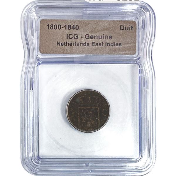 Netherlands East Indies Duit ICG Genuine