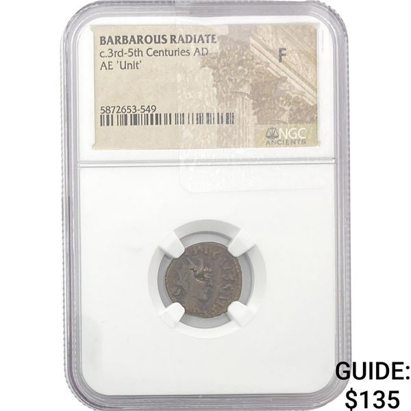 Barbarous Radiate c.3rd-5th Centuries AD AE 'Unit' NGC F