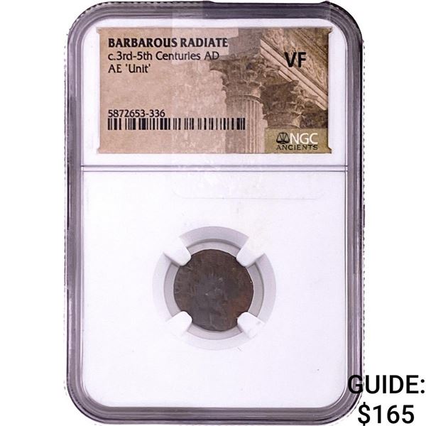 Barbarous Radiate c.3rd-5th Centuries AD AE 'Unit' NGC VF