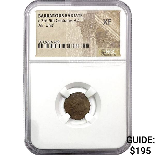 Barbarous Radiate c.3rd-5th Centuries AD AE 'Unit' NGC XF