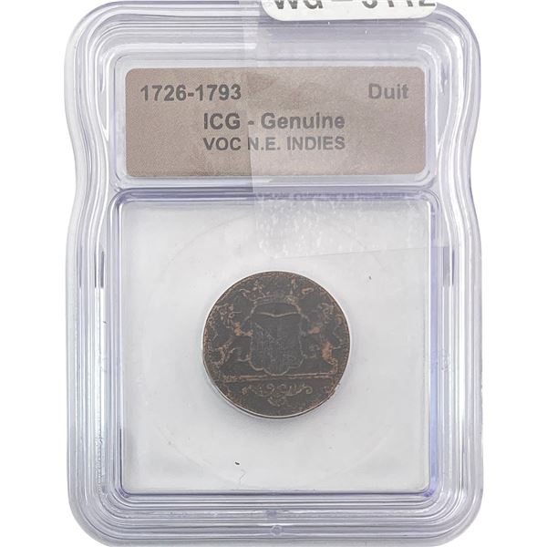 VOC N.E. INDIES Duit ICG Genuine