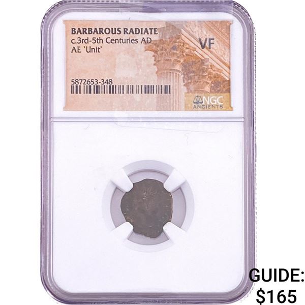 Barbarous Radiate c.3rd-5th Centuries AD AE 'Unit' NGC VF