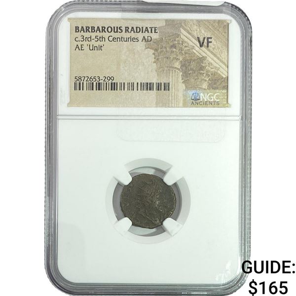 Barbarous Radiate c.3rd-5th Centuries AD AE 'Unit' NGC VF