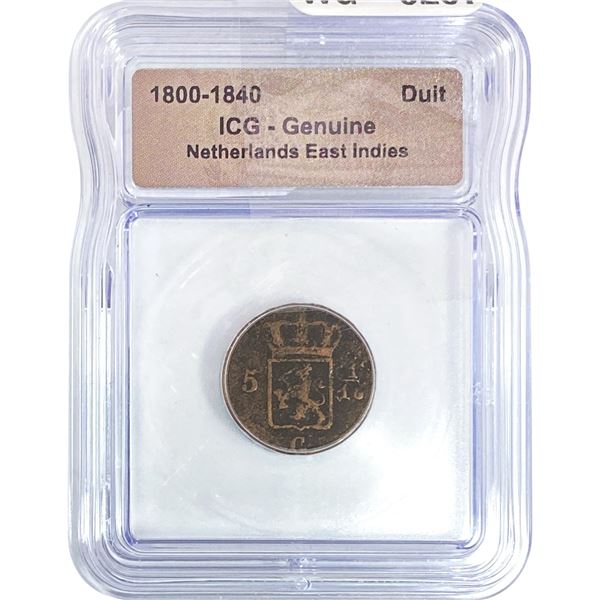 Netherlands East Indies Duit ICG Genuine