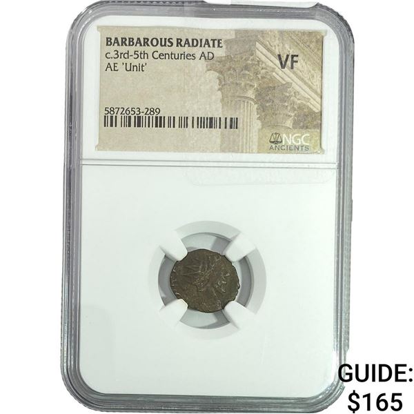 Barbarous Radiate c.3rd-5th Centuries AD AE 'Unit' NGC VF