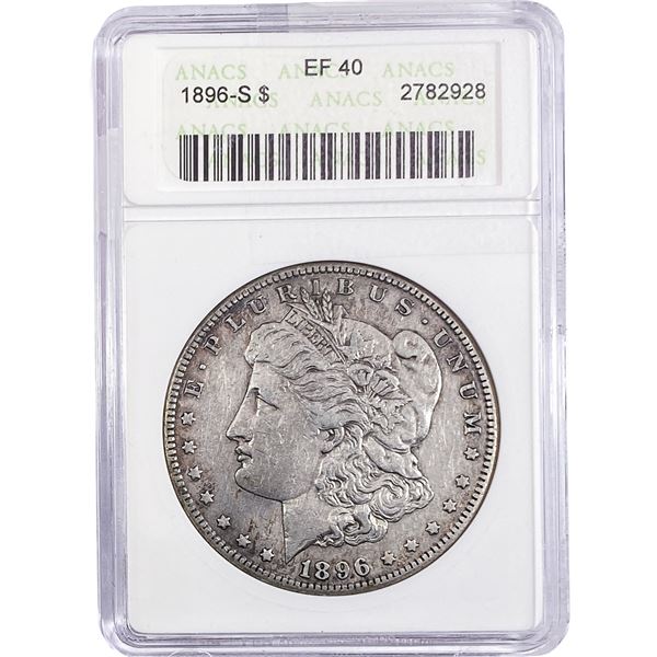 1896-S Morgan Silver Dollar ANACS EF40