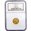 Image 1 : 1929 $2.50 Gold Quarter Eagle NGC MS61