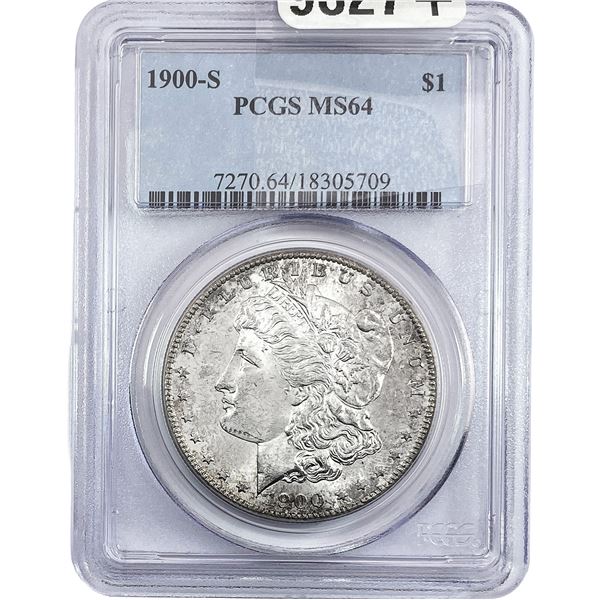 1900-S Morgan Silver Dollar PCGS MS64