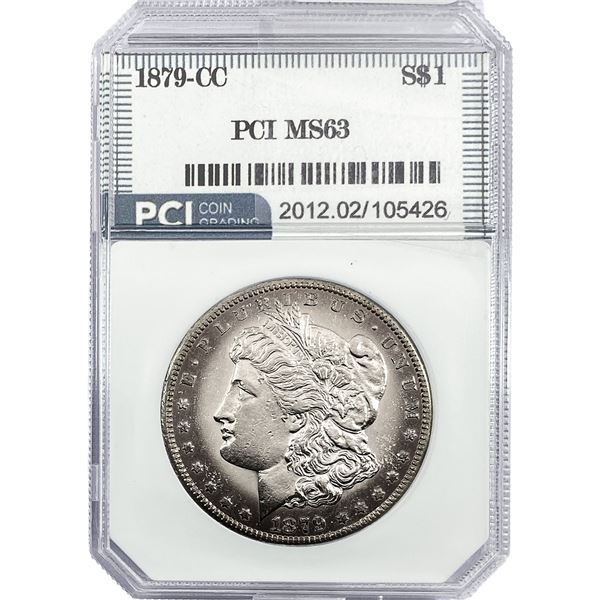 1879-CC Morgan Silver Dollar PCI MS63