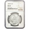 Image 1 : 1885-CC Morgan Silver Dollar NGC MS64