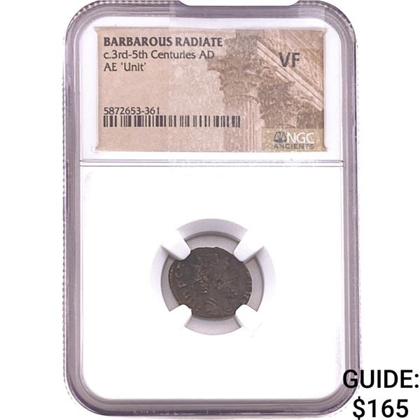 Barbarous Radiate 3rd-5th Cent AD Bronze Unit VF