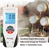 Image 4 : HT-1890 Digital Manometer - Dual Port Air Pressure Meter for HVAC Ventilation 