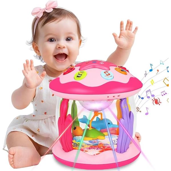 1 Rotating Musical Light-Up Ocean Park Baby Toy (For 6+ Months) - Brand New