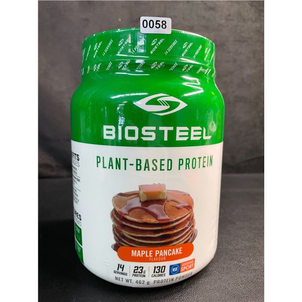Biosteel Plant-Based Protein Powder (462g) Maple Pancake Flavour - Exp: Nov 2025
