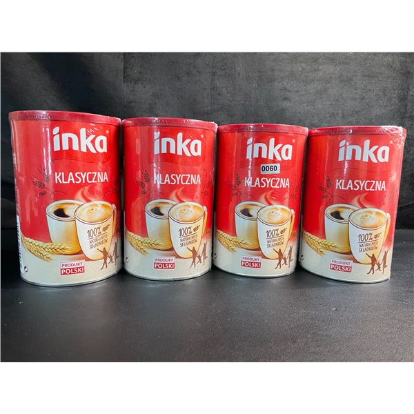 4 Inka Klasyczna Instant Grain Coffee Drink Mix (200g) - New (Exp: 26/08/2025)