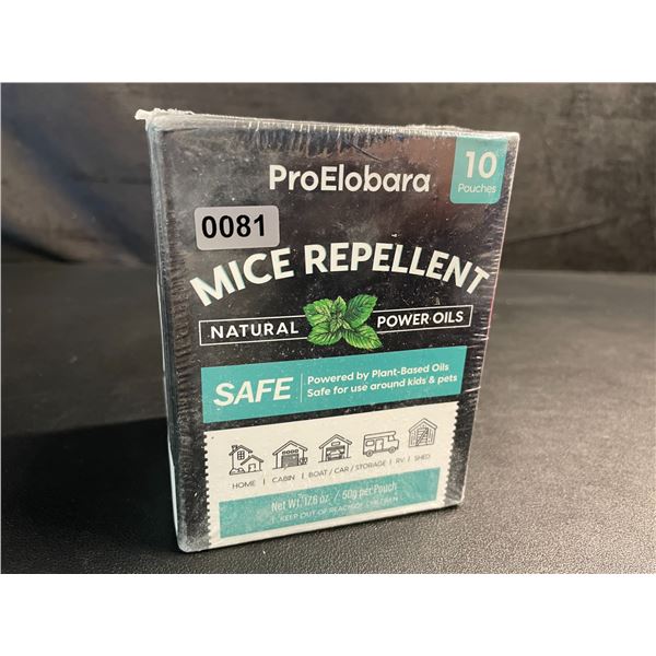 ProElobara 10-Pack of Mice Repellent Pouches - Natural Rodent Repellent - New