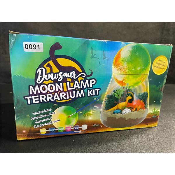 Dinosaur Moon Lamp DIY Terrarium Kit - For All Dinosaur Enthusiasts - Brand New