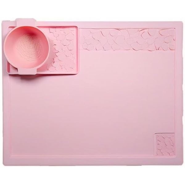 Large Silicone Painting Mat (20" x 16") Silicone Art Mat with Water Cup for Art/Painting/Resin/Clay