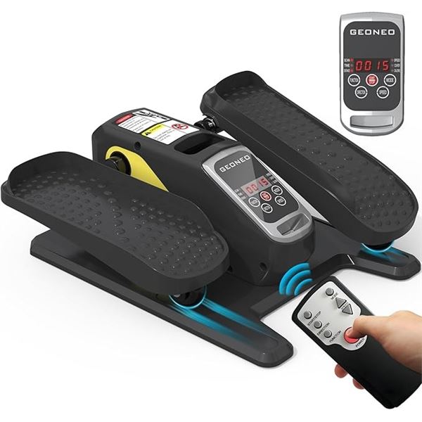 Under Desk Elliptical Machine/Electric Leg Pedal Exerciser; 12-Speeds with Remote Control - NEW
