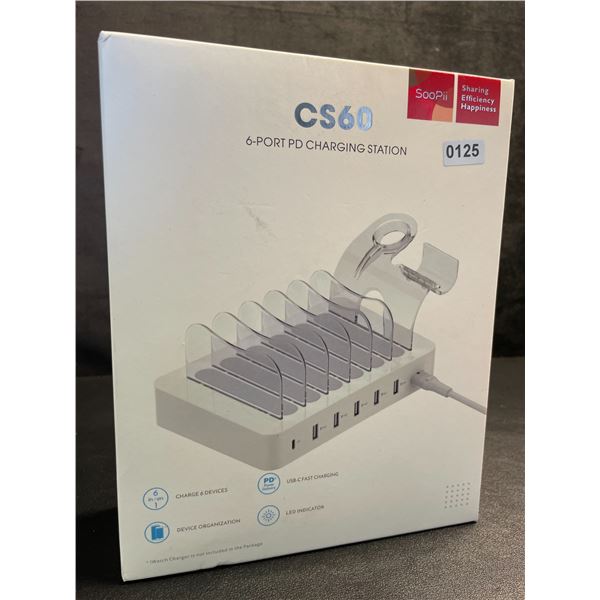 CS60 6-Port PD Charging Station - Brand New