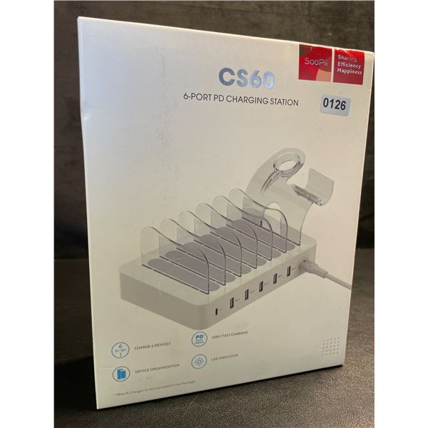 CS60 6-Port PD Charging Station - Brand New