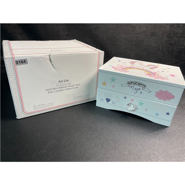 Art Lins Unicorn Jewelry Music Box - Great Gift for Girls - Brand New