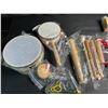 Image 4 : Kids Wooden Musical Instrument Toy Set with Storage Bag - Education Musical Instrument Set - New