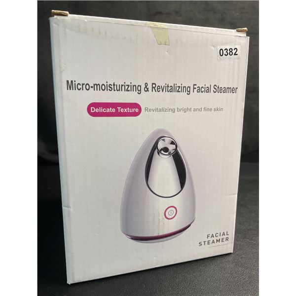 1 Micro-Moisturizing & Revitalizing Facial Steamer for At-Home Skincare - New Sealed