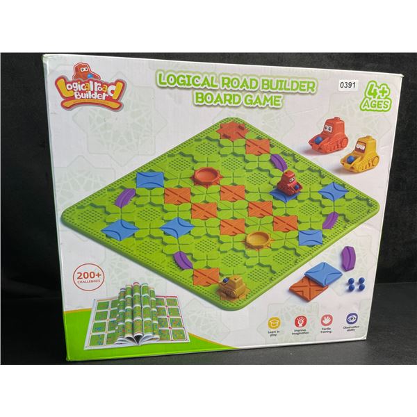 1 Logical Road Builder Board Game Set (Ages 4+) Toddler Board Game - New