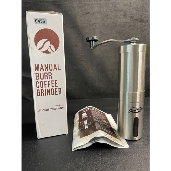 1 Manual Burr Coffee Grinder by Javapresse Coffee - New
