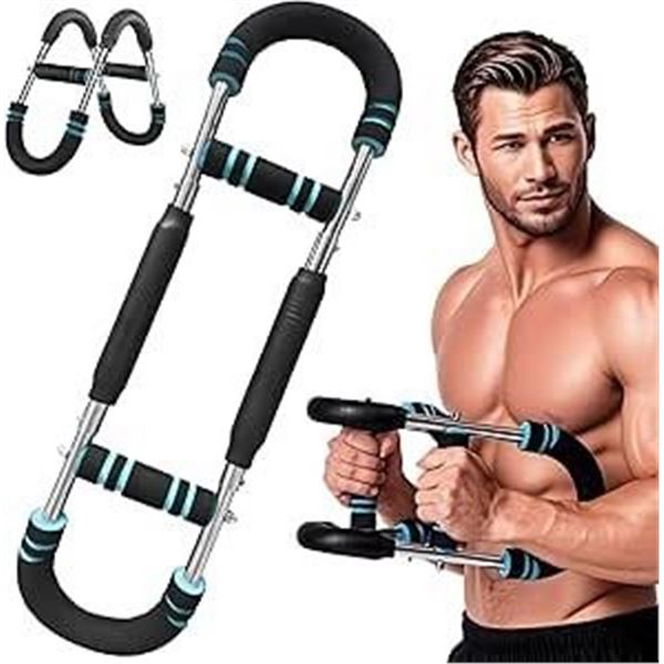 1 Power Twister Arm Trainer Device - At-Home Arm/Chest/Shoulder Workout Bar - New