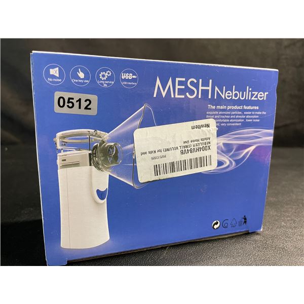 1 Mesh Nebulizer/Handheld Portable/Rechargeable Breathing Aid Nebulizer Device for Asthmatics - New