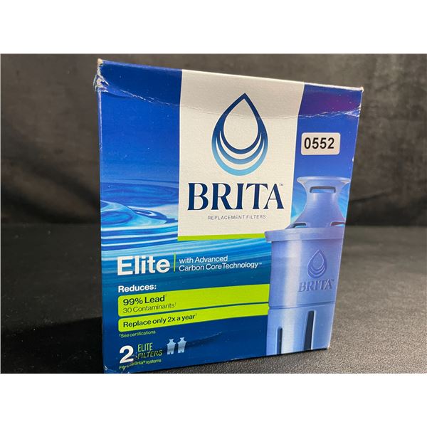 2-Pack of BRITA Elite Filters - Fits All Brita Systems - New