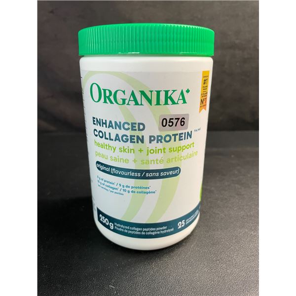 Organika Enhanced Collagen Protein Powder (250g) Healthy Skin & Joint Support - New
