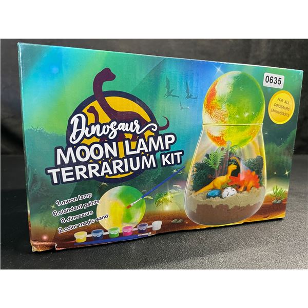 Dinosaur Moon Lamp DIY Terrarium Kit - For All Dinosaur Enthusiasts - Brand New