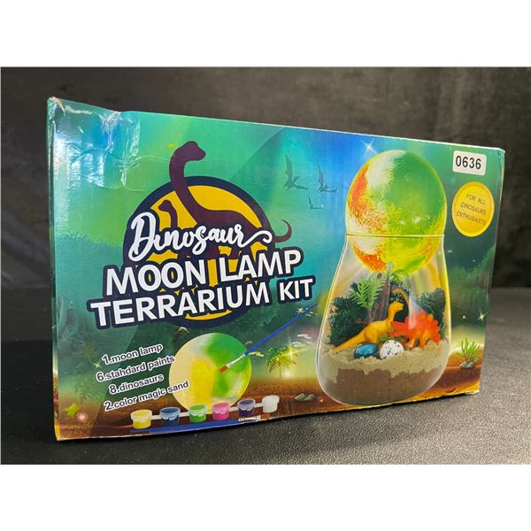 Dinosaur Moon Lamp DIY Terrarium Kit - For All Dinosaur Enthusiasts - Brand New